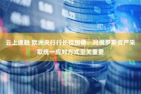 云上速融 欧洲央行行长拉加德：对俄罗斯资产采取统一应对方式至关重要