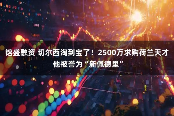 镕盛融资 切尔西淘到宝了!2500万求购荷兰天才 他被誉为“新佩德里”